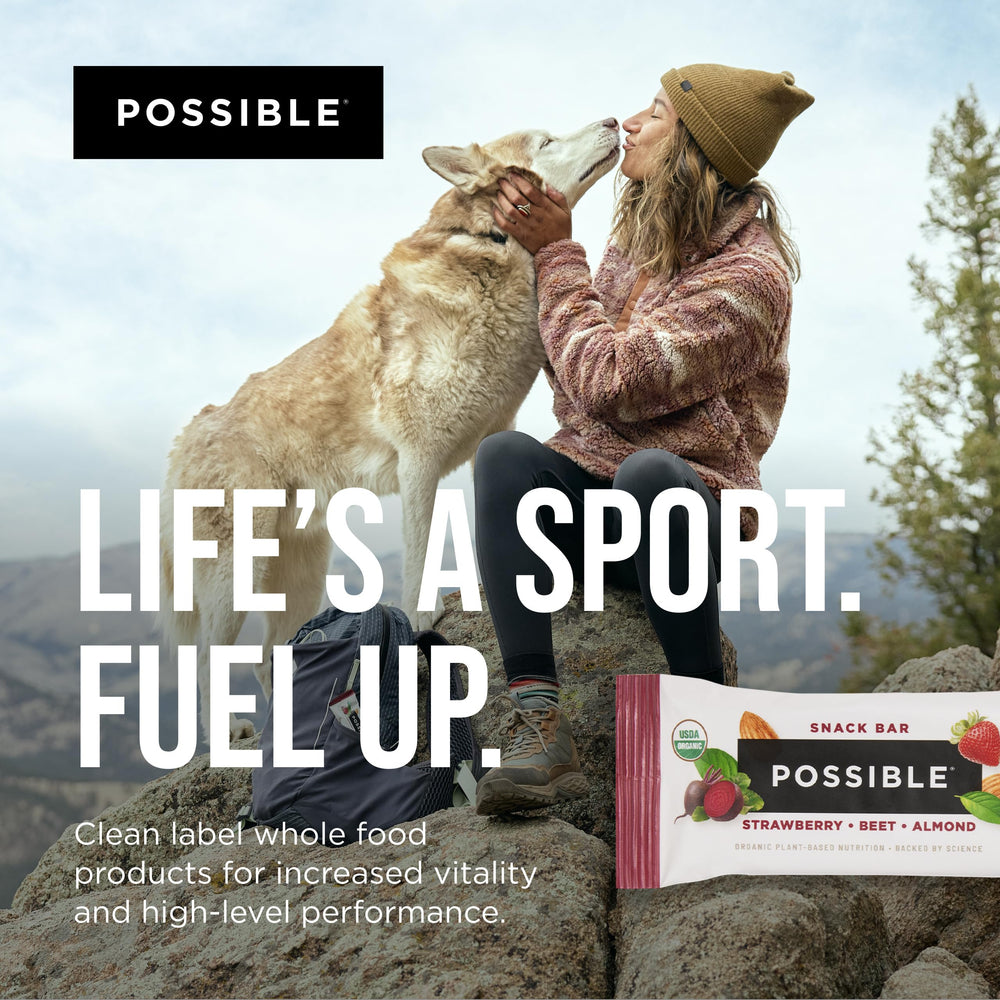 Possible Snack Bar on-the-go format for quick energy during activities.