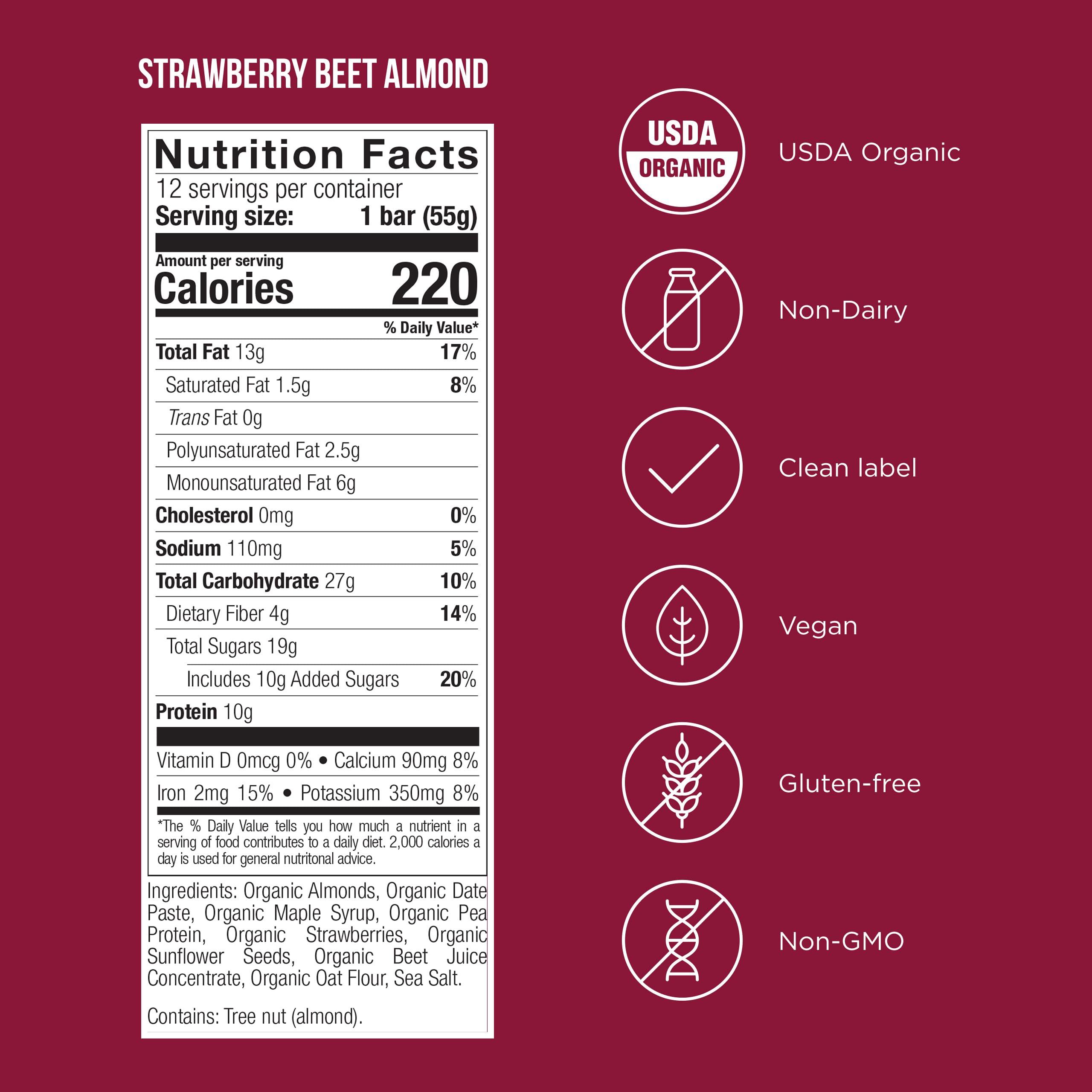 Possible Snack Bar packaging highlighting 12-count box and portability.