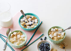 Post Original Shredded Wheat in milk for a quick breakfast
