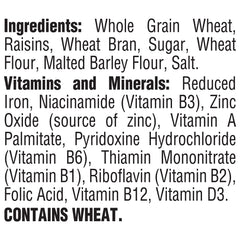 Post Raisin Bran cereal wheat-bran flakes highlight whole grains and texture.
