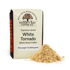 POVERTY BAY COFFEE CO white coffee beans 1lb for a bold, nutty morning ritual.