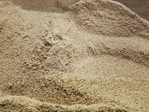Poverty Bay White Coffee grind detail highlights the special grind for half-roasted beans.