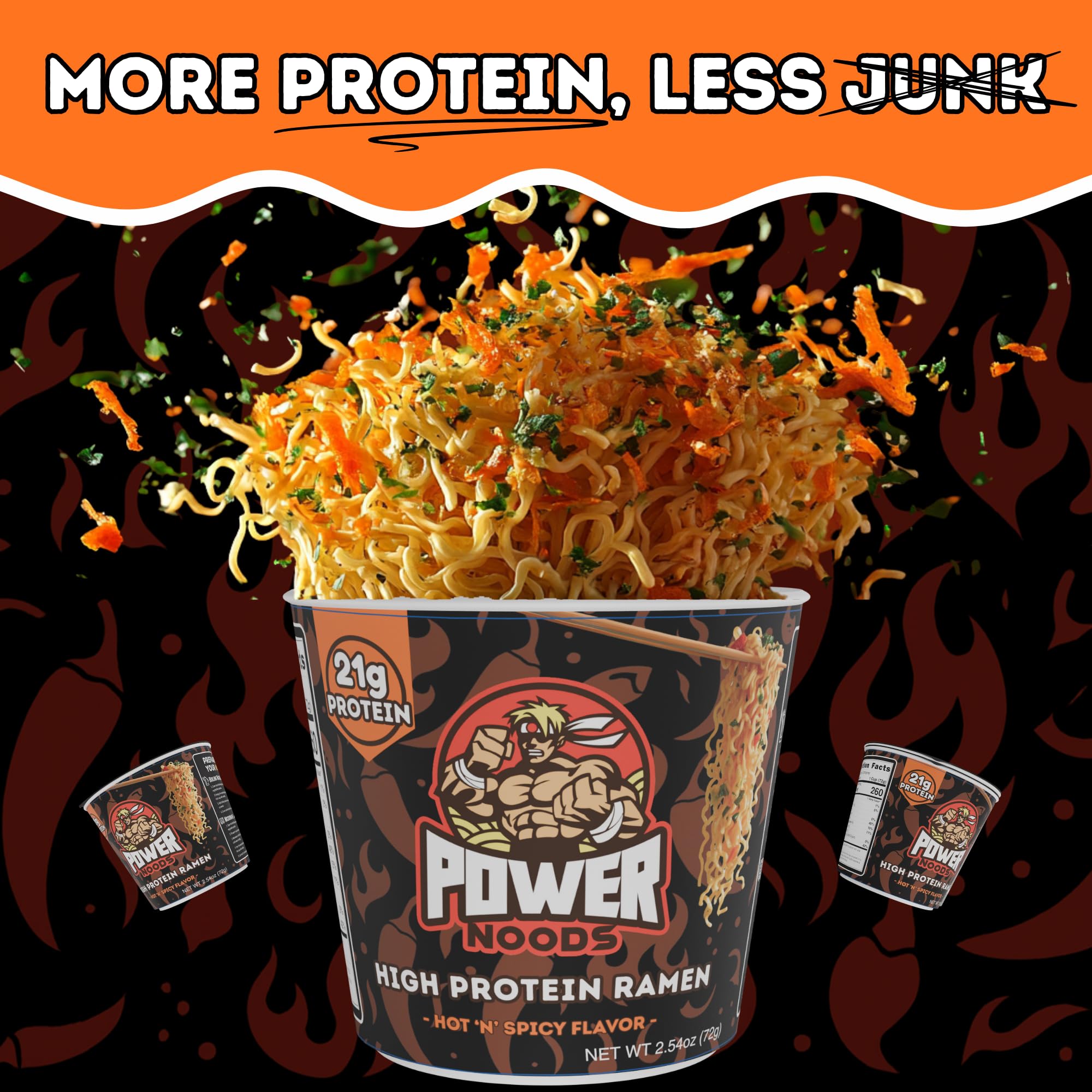 Power Noods 12-pack bulk bundle ideal for dorms and offices.