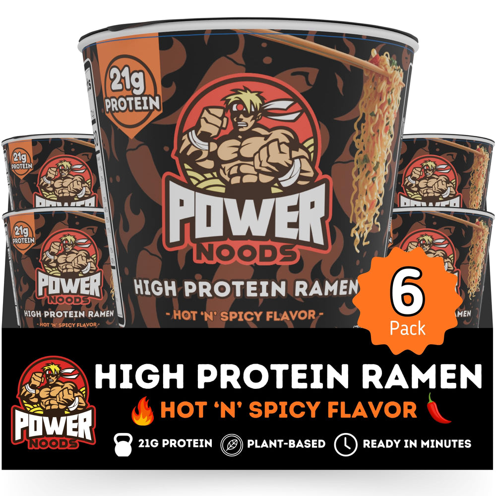 Power Noods high-protein ramen cup for quick, satisfying meals