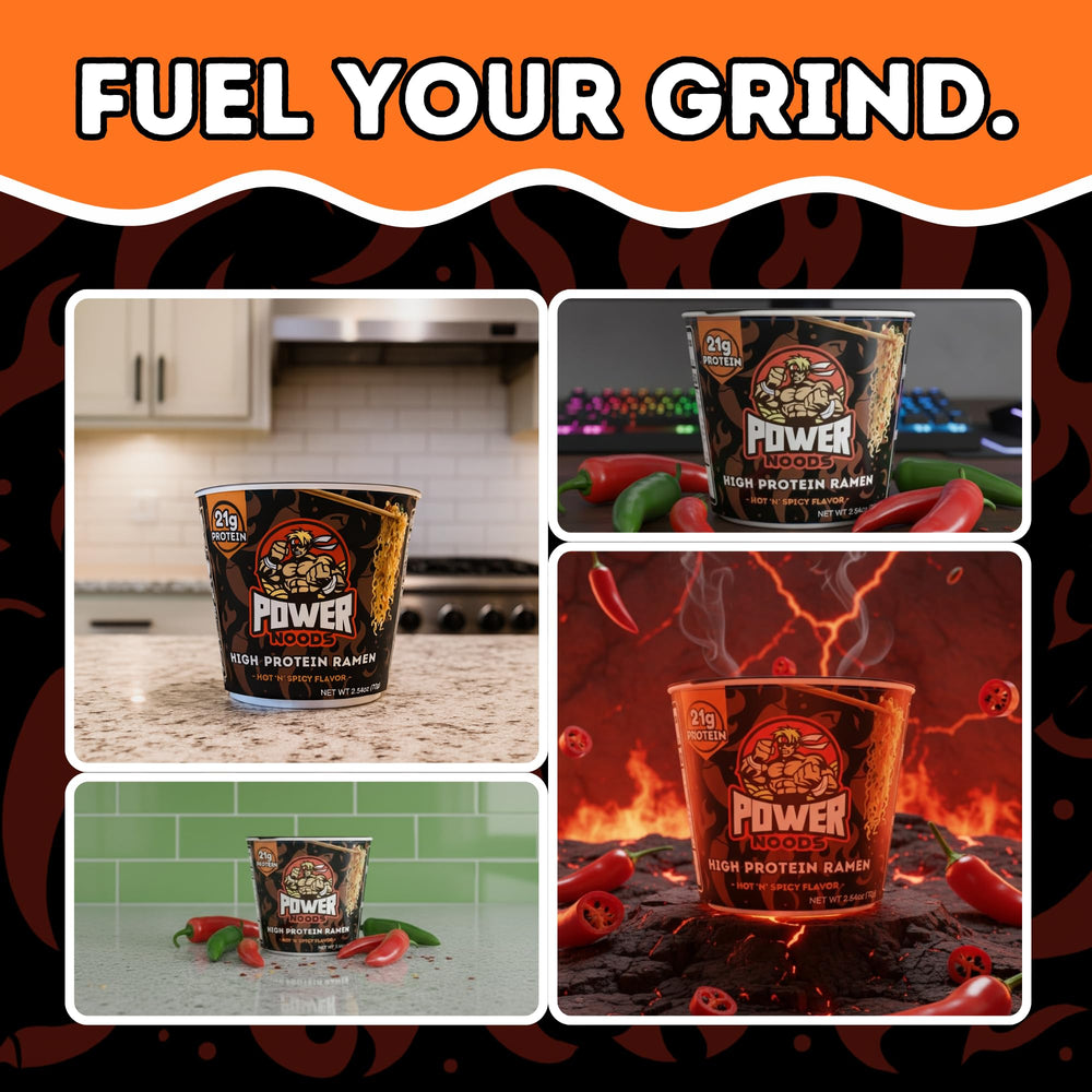 Power Noods pea-protein-21g cup powers workouts with convenience
