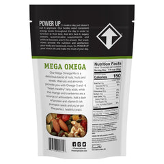 Power Up Mega Omega Trail Mix cranberries and mango close-up.