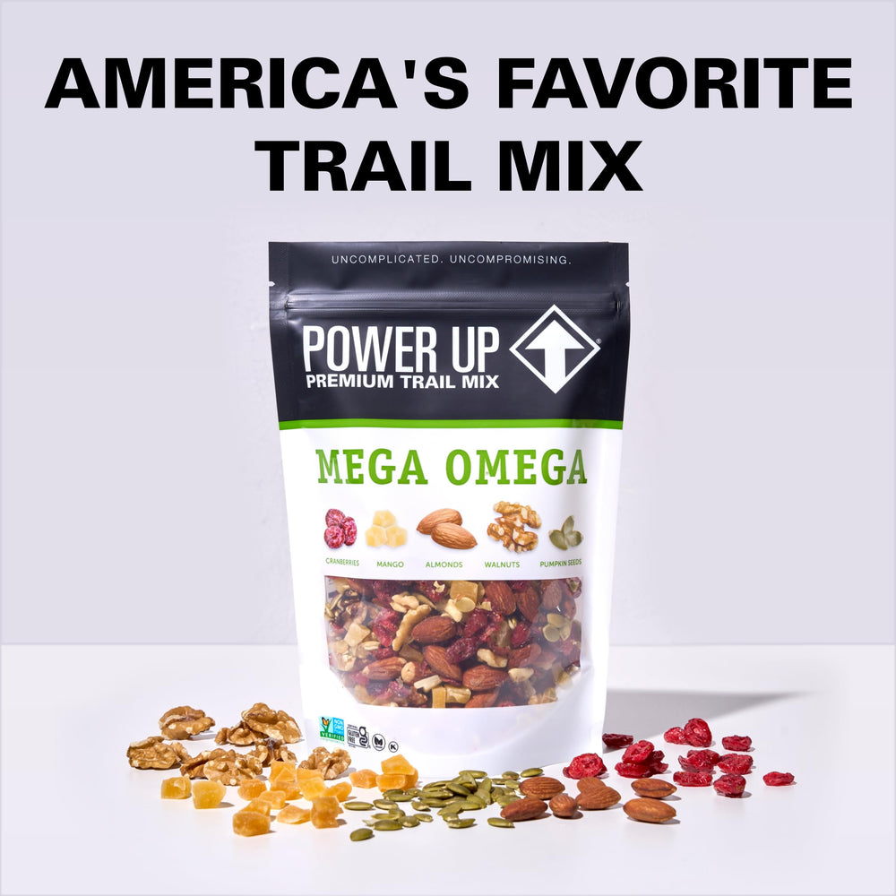 Power Up Mega Omega Trail Mix on yogurt for flavor and texture.