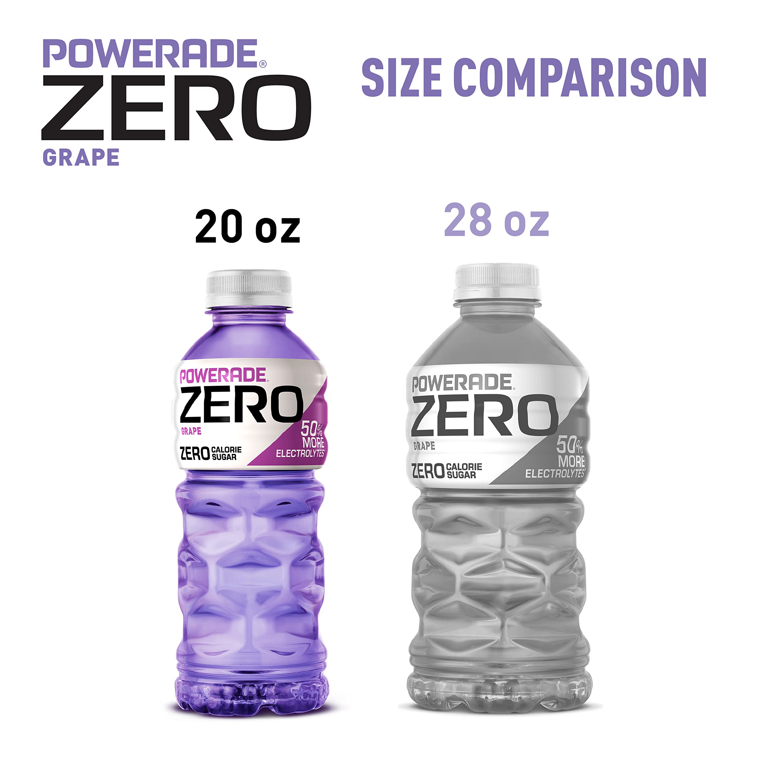 Powerade grape splash in glass conveys refreshing hydration after workouts