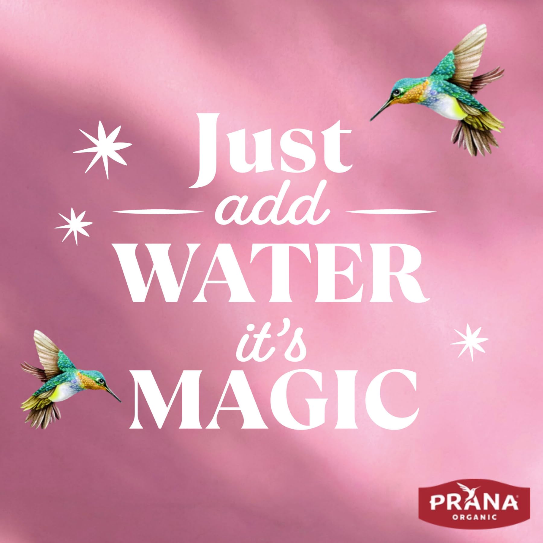 Prana Fairtrade cane sugar detail signals ethical sourcing and gentle sweetness.