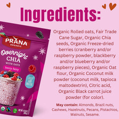 Prana Berry Fairy bowl being stirred for a wholesome morning routine
