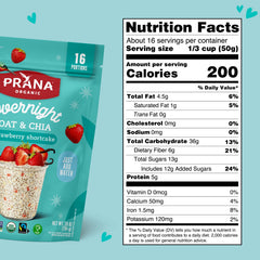 Prana Overnight Chia-Oats bowl ready-to-eat, highlighting fiber-rich breakfast.