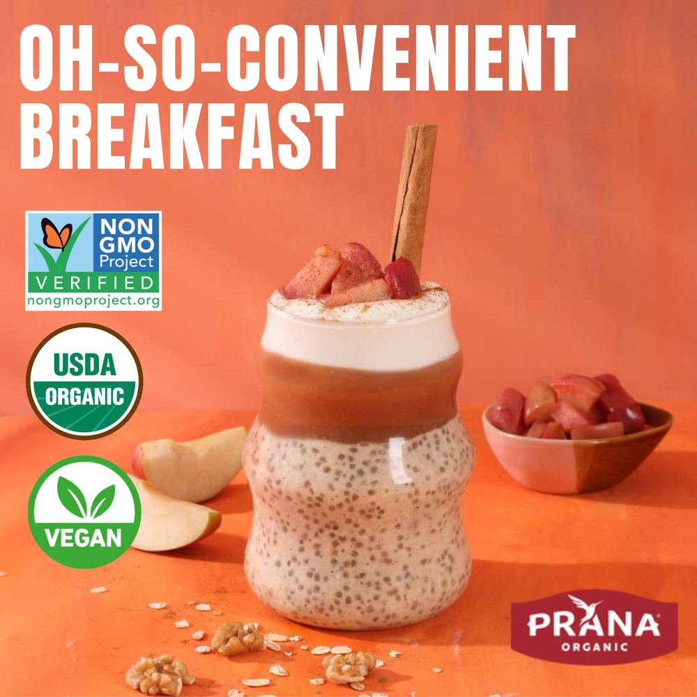 Prana ready-to-eat breakfast image emphasizes convenient, quick mornings.