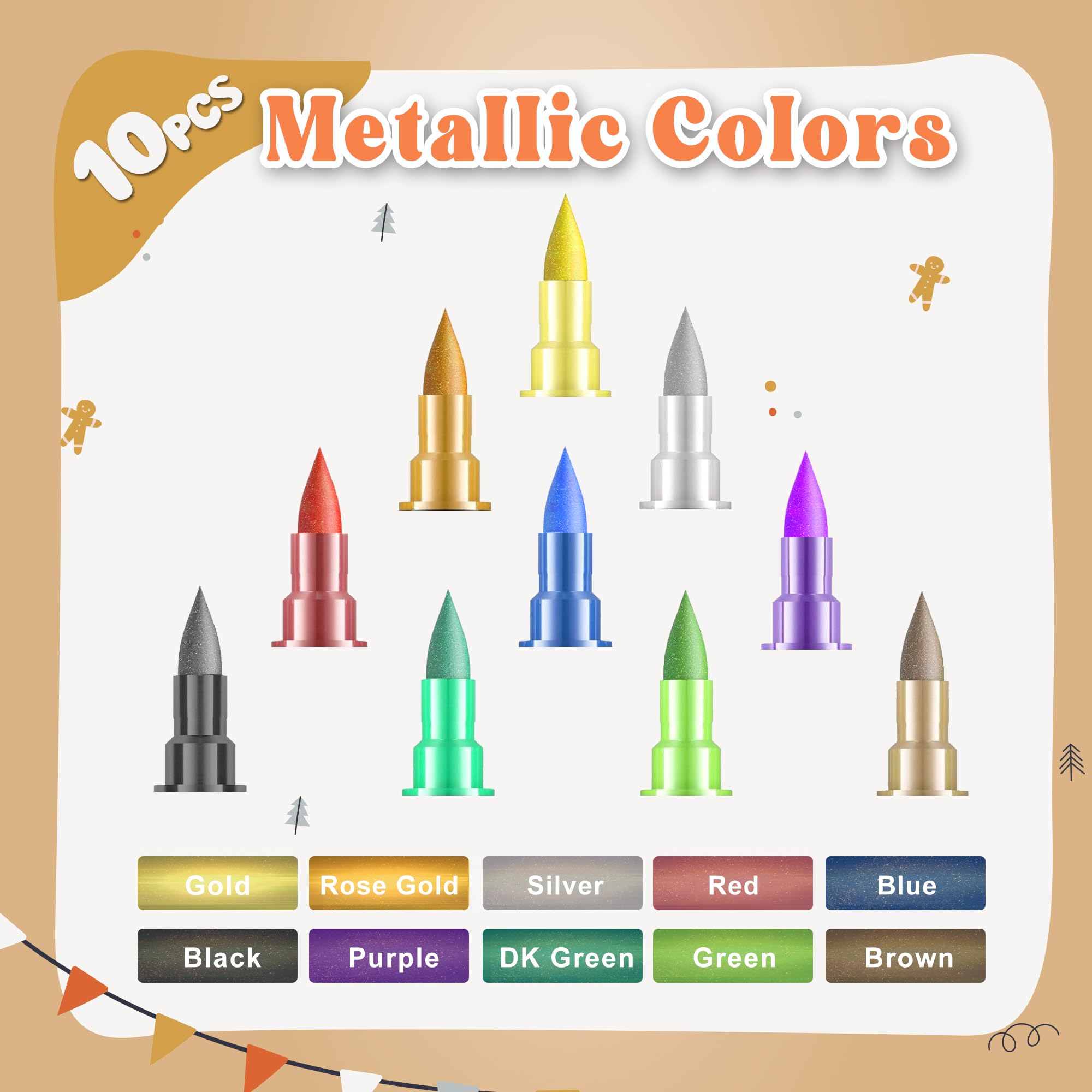 PREATOC-safe edible ink markers are non-toxic and kid-friendly.