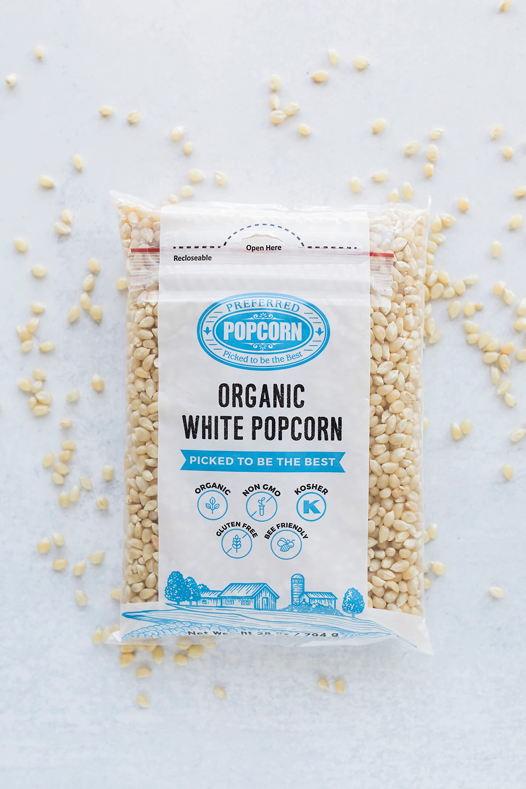 Preferred Popcorn American farmers grown kernels supporting local agriculture