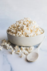 Preferred Popcorn extra-large flakes yield fluffy popcorn ready for seasonings