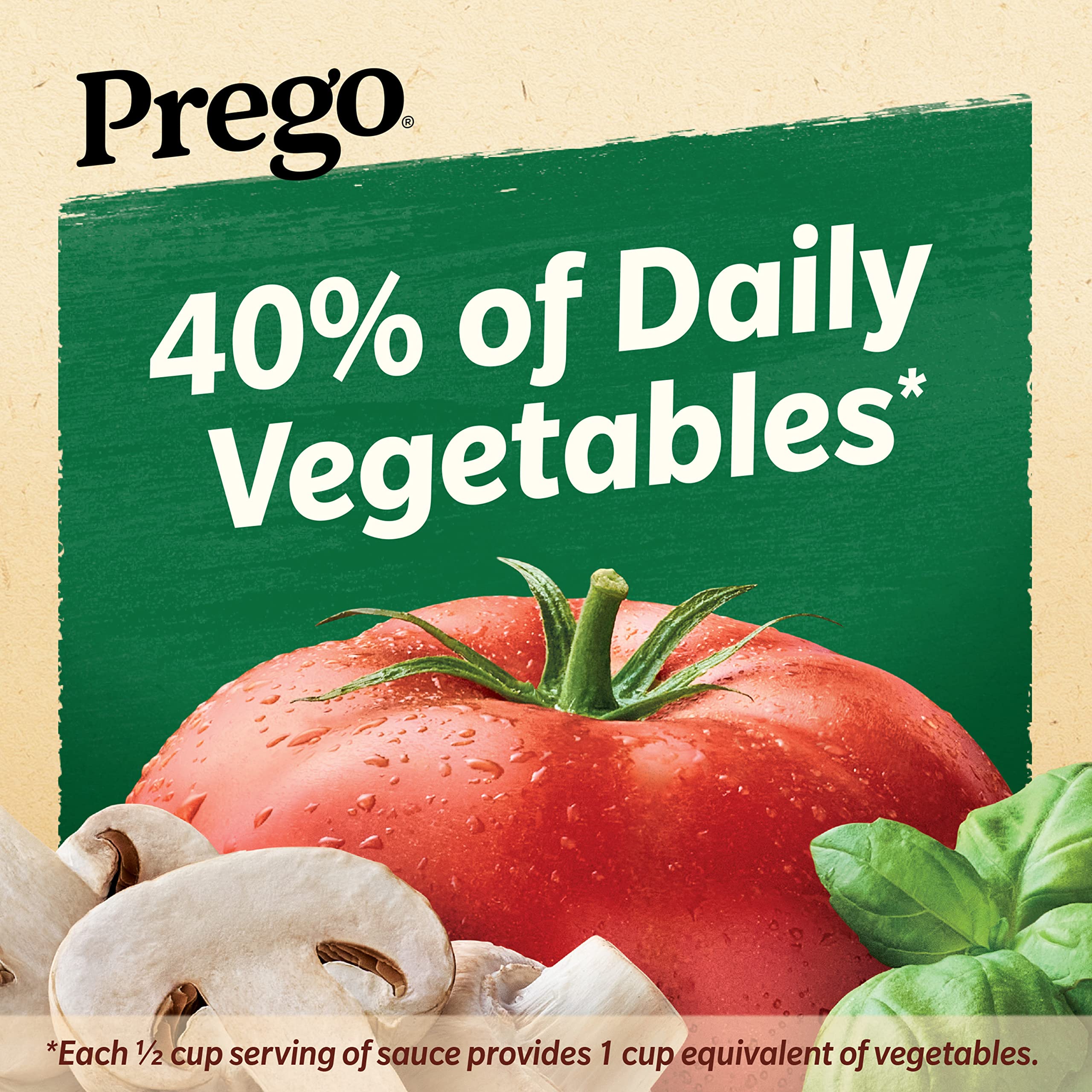 Prego 67-ounce bottle on kitchen counter ideal for family meals.