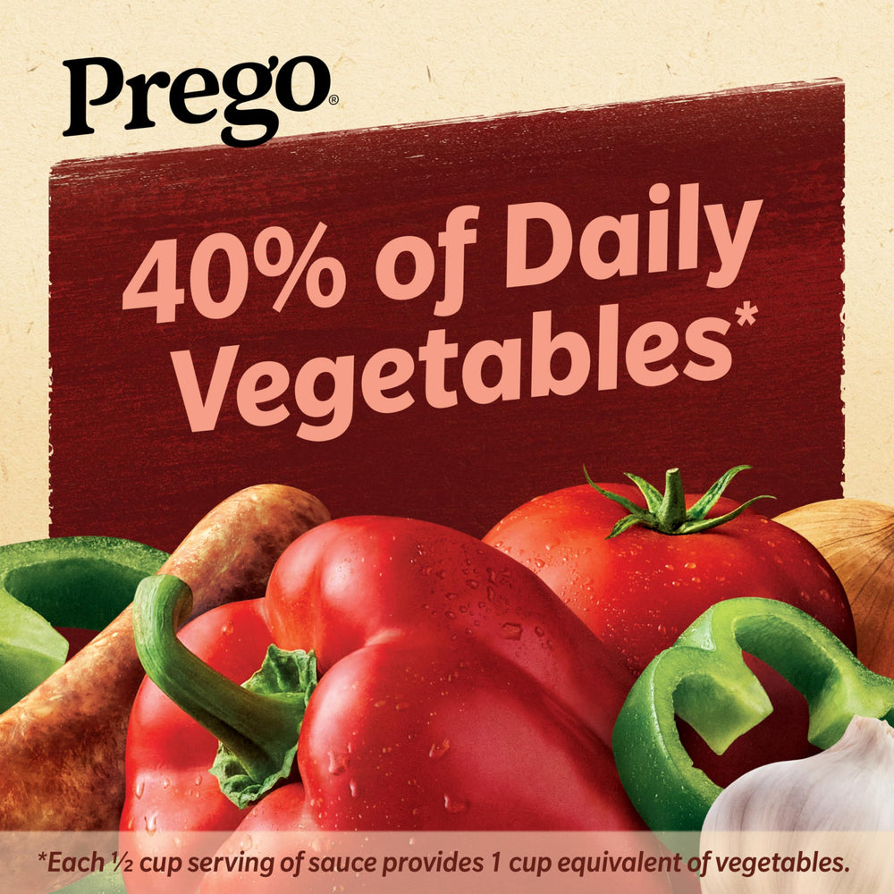 Vine-ripened tomatoes used in Prego ingredients.
