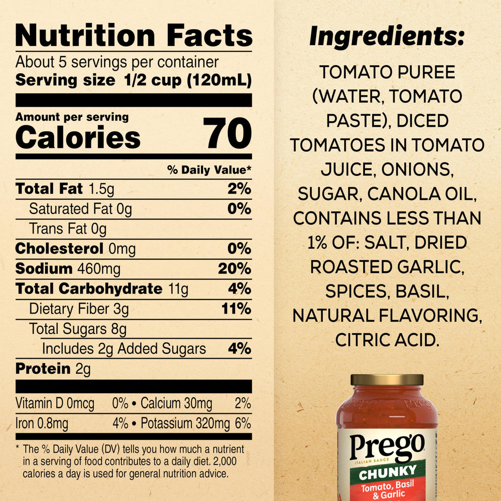 Prego sauce bottle pour highlight, ideal for quick, flavorful pasta.