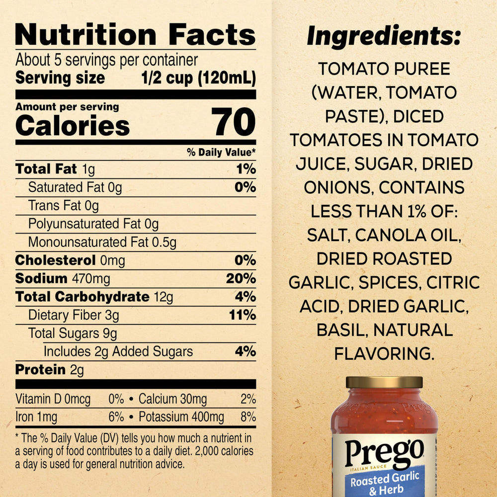 Prego sauce being poured over al dente pasta for easy dinner.
