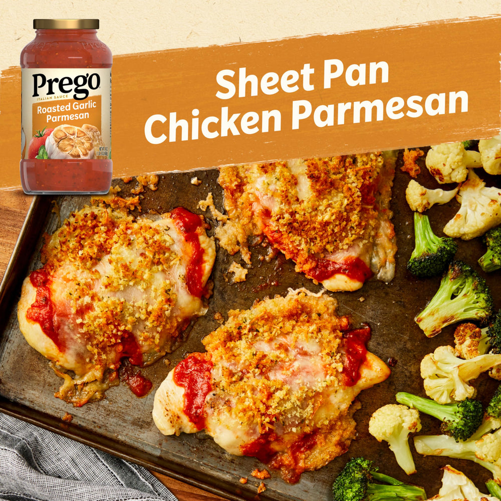 Prego tomato sauce with smooth, thick texture coats pasta perfectly.