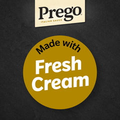 Prego Spicy Vodka Sauce creamy texture on plate with pasta, ideal for silky coating.