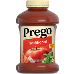 Prego Traditional Pasta Sauce jar 67oz for easy weeknight dinners