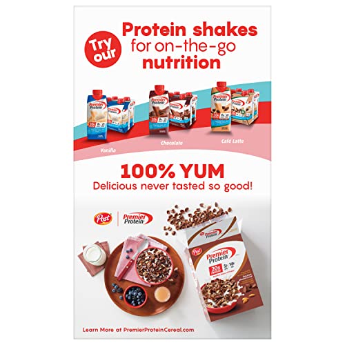 Dried berries in Premier Protein cereal highlight natural flavor.