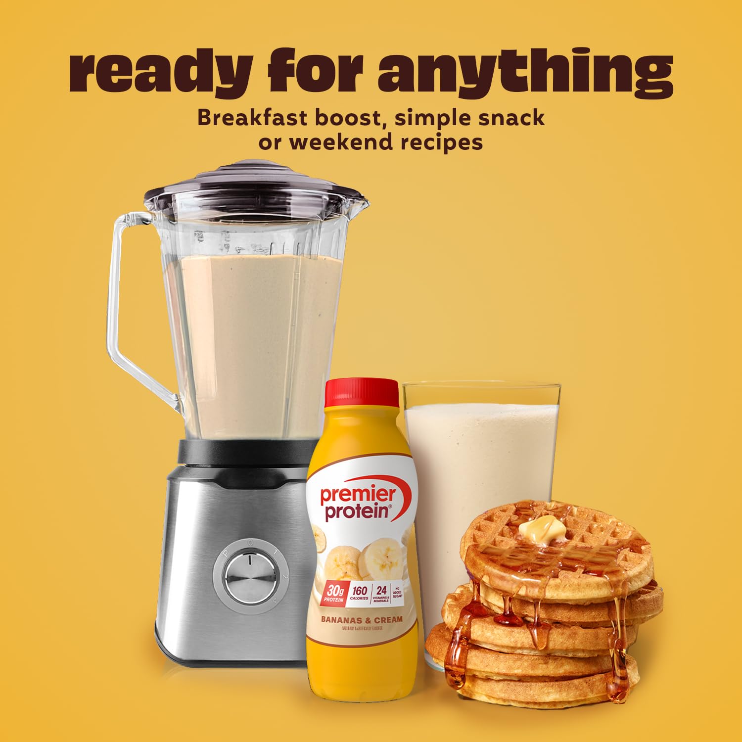 Premier Protein Shake Bananas and Cream as a cereal or oats topping