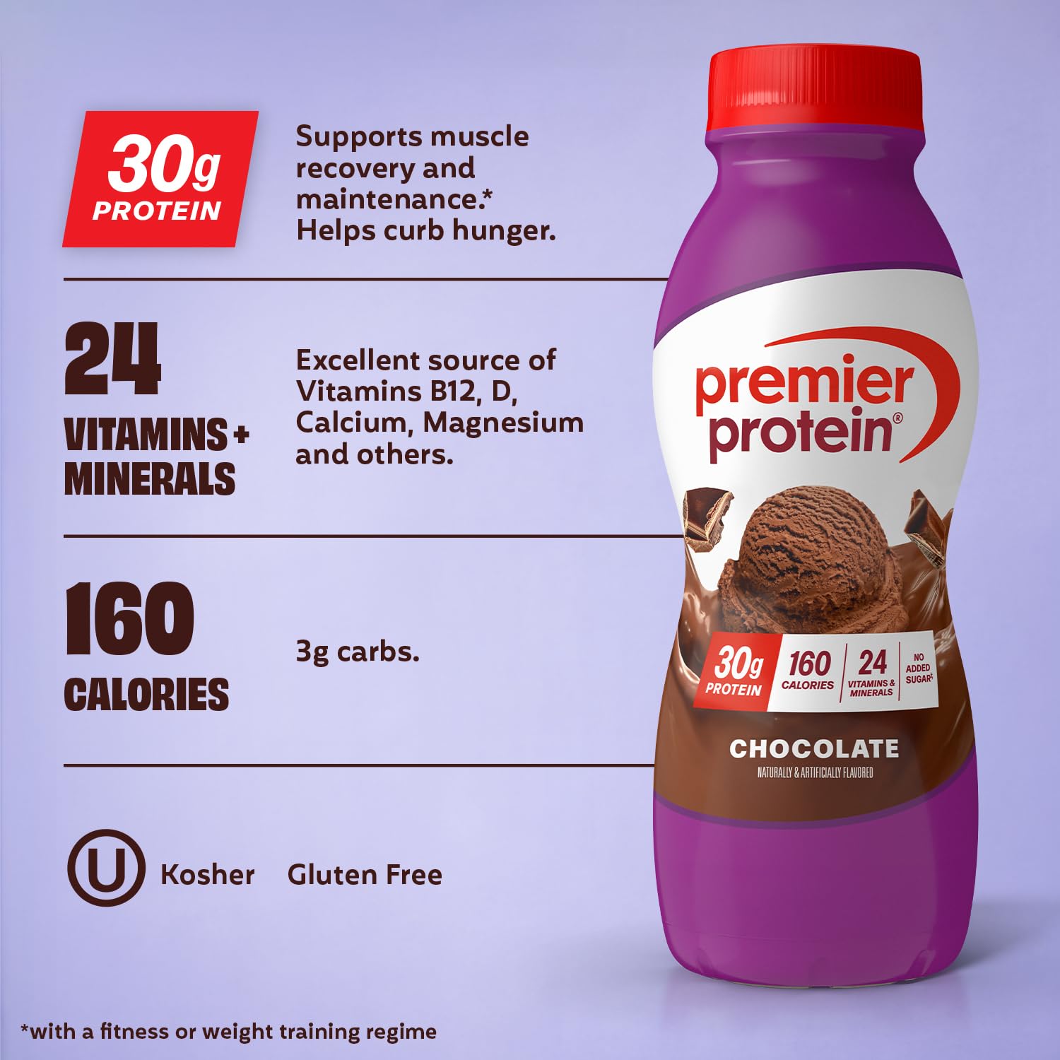 Premier Protein Cafe Latte bottle ready-to-drink for morning energy