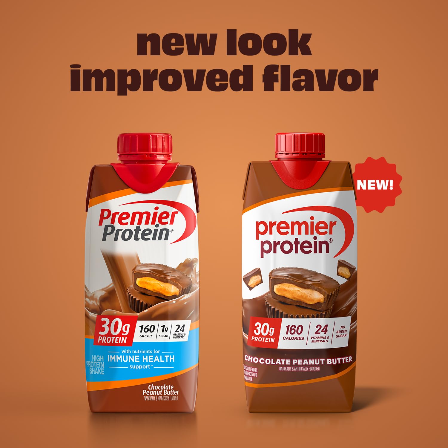 Premier Protein Shake Chocolate Peanut Butter smoothie image shows versatile nutrition for meals.
