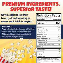 Premium America kernels 12oz pack for fresh, theater-style popcorn at home.