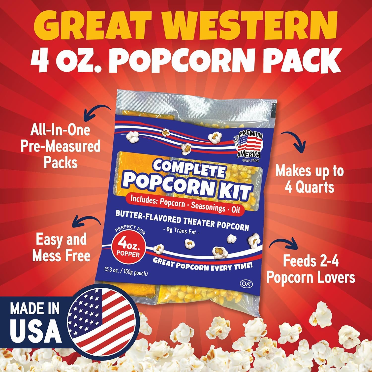 Premium America 24-pack kit for bulk movie nights.