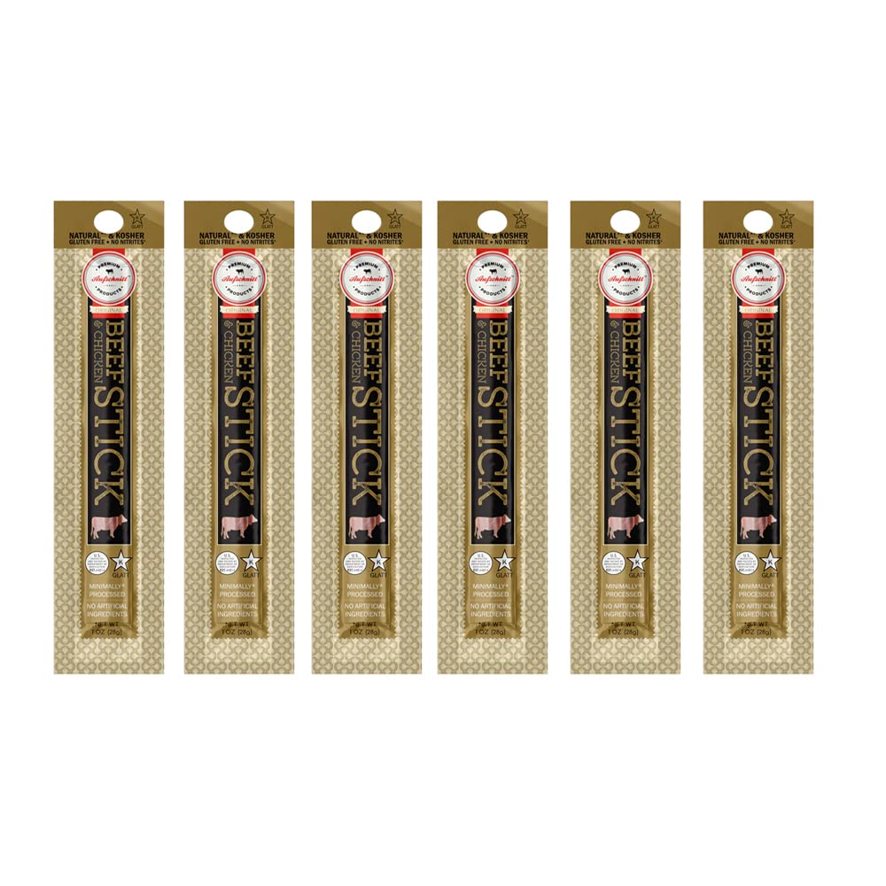 Premium Aufschnitt Original beef jerky stick for on-the-go protein and flavor.