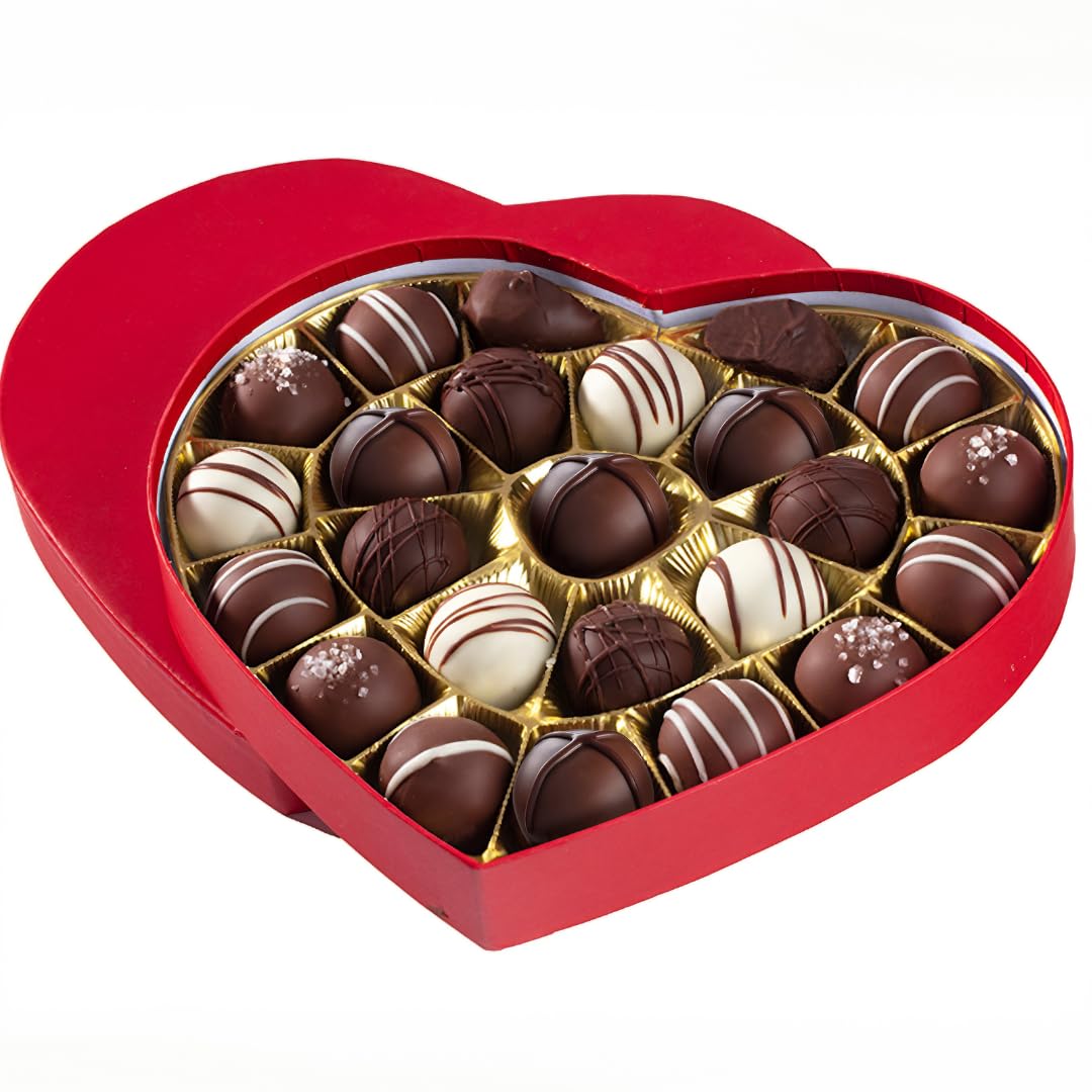Premium Chocolatiers assorted truffle flavors close-up highlighting vegan centers.