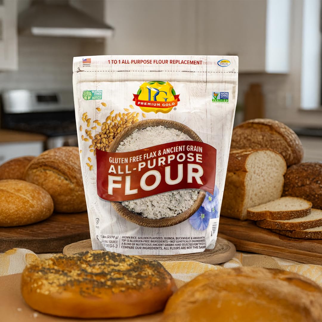 Premium Gold multigrain blend enhances baking with fiber and protein