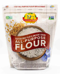 Premium Gold gluten free flour scoop and pour for easy recipe prep