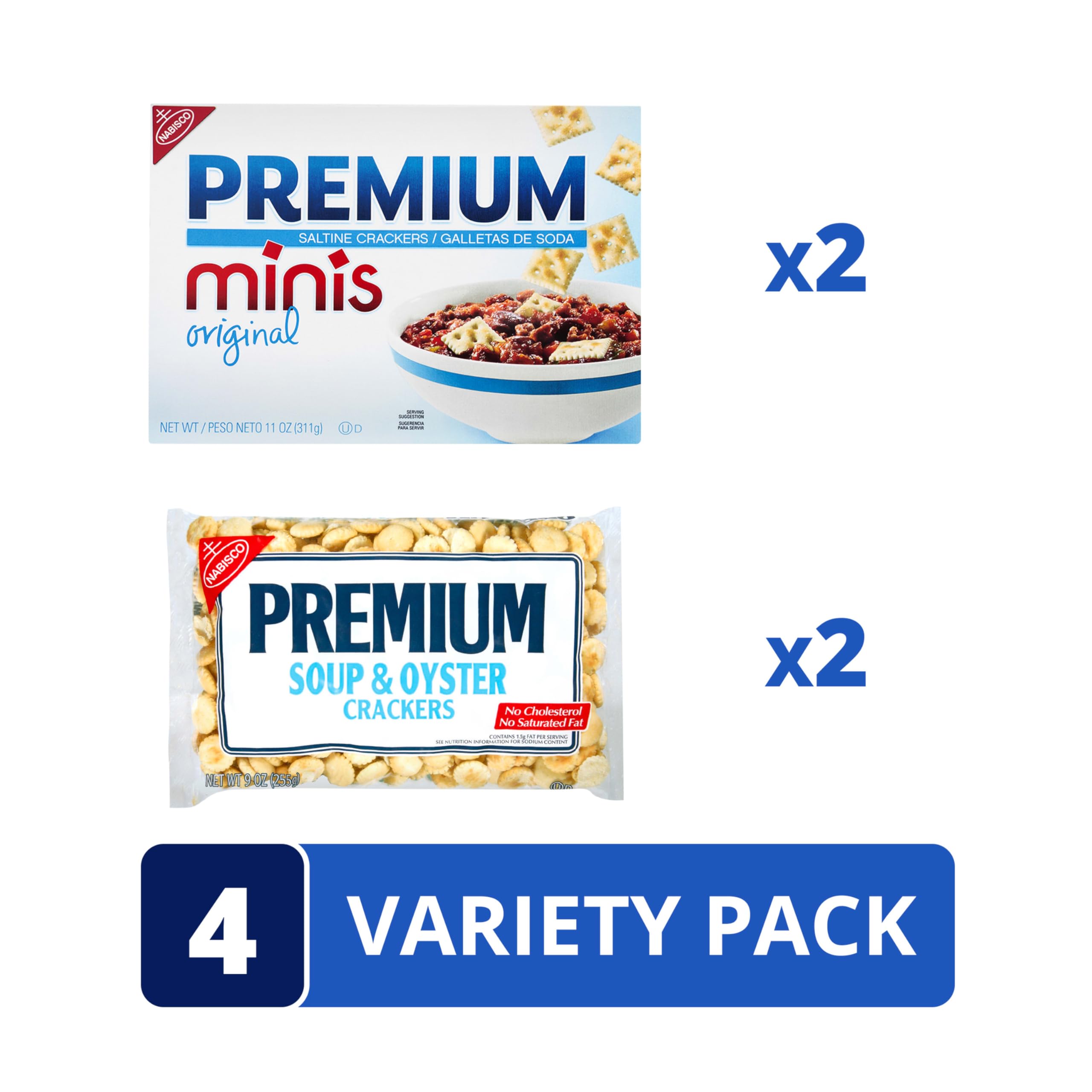 Premium Minis crackers beside cheese slices highlighting easy cheese pairing.