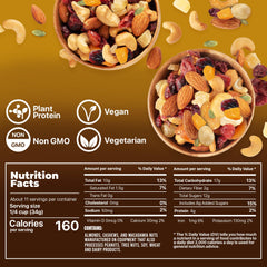 Premium Orchard Deluxe Mango Macadamia Nut Blend served in a bowl for sharing.
