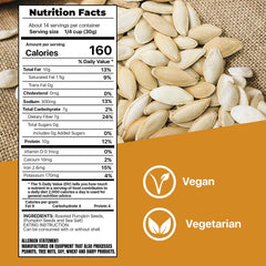 Premium Orchard pumpkin seeds salted closeup showing savory crunch.