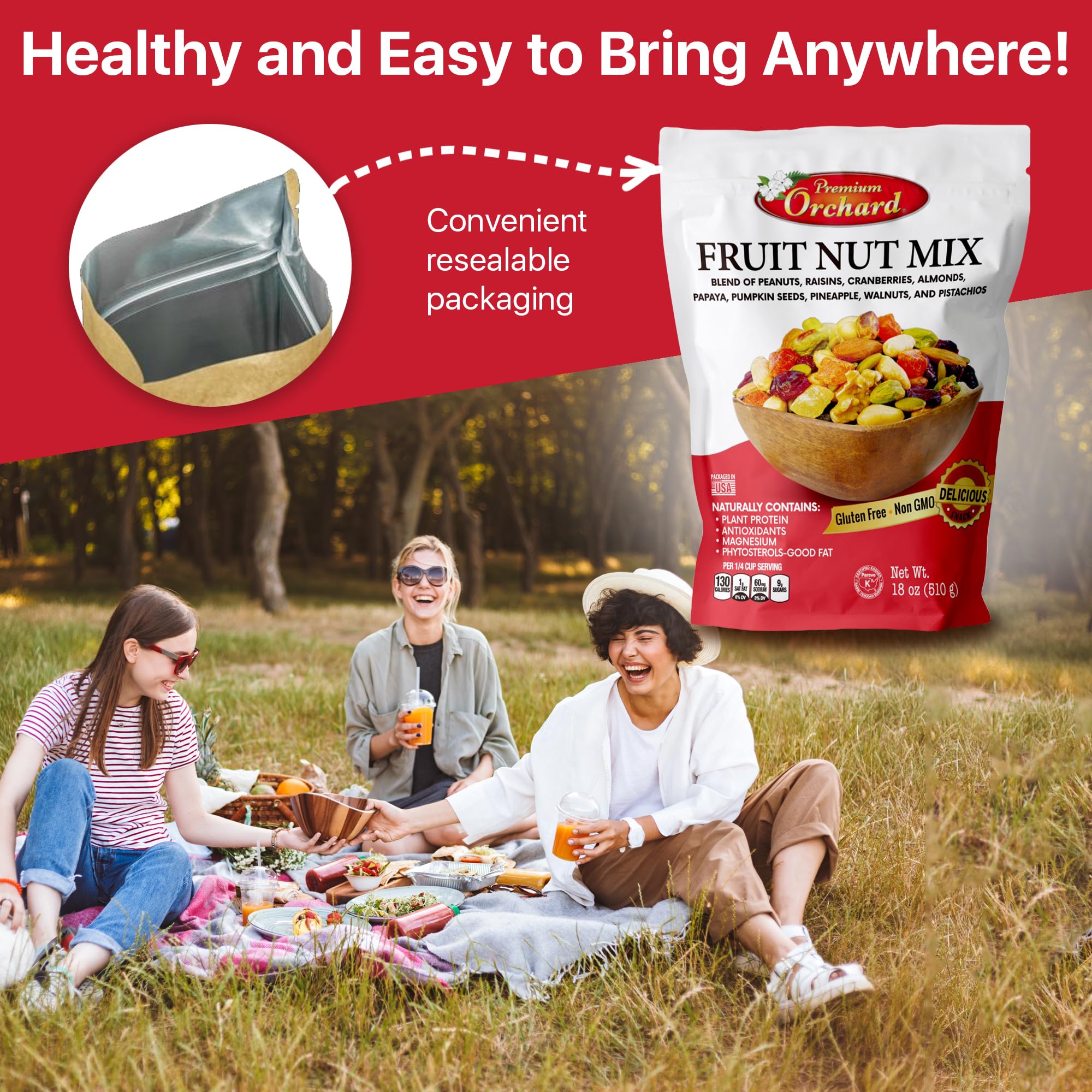 Premium Orchard serving-ideas-yogurt-oatmeal makes versatile breakfasts and snacks.