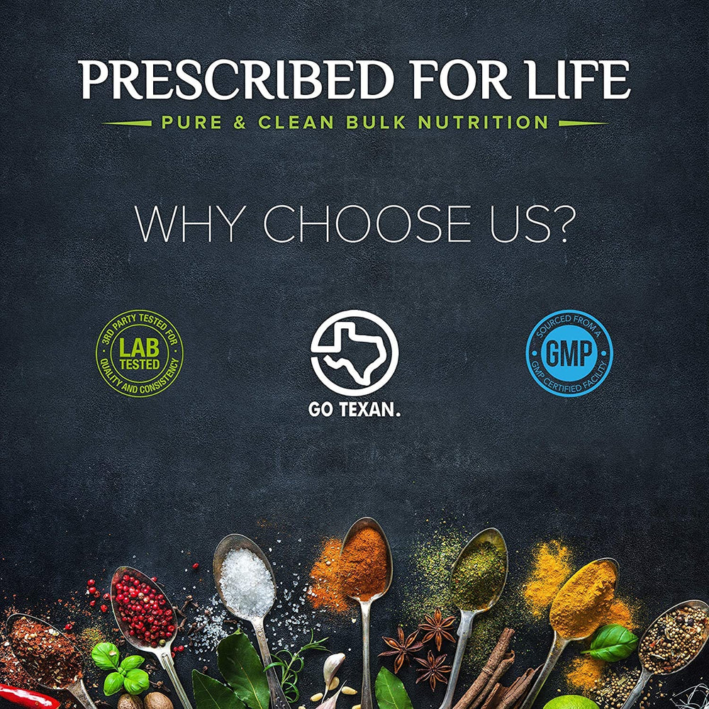 Prescribed For Life baking soda resealable pouch enables easy storage.