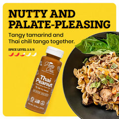 Pretty Thai Peanut Sauce dressing bowl illustrating versatile dressing option