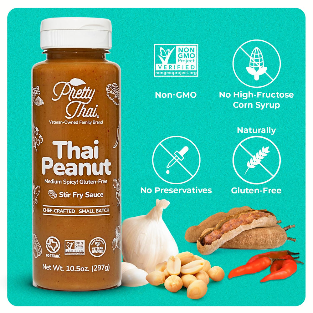 Pretty Thai peanut sauce family-dinner helper for quick, restaurant-style meals.