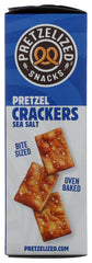 Served with dips, Pretzelized Snacks Crackers Pretzel Sea Salt elevate gatherings.