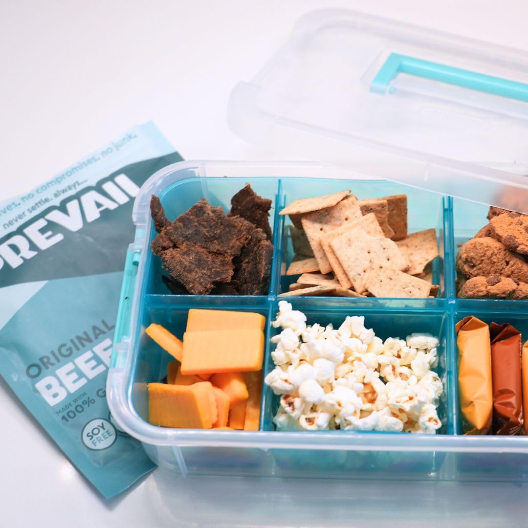 Prevail Original Beef Jerky resealed-bag demonstrates freshness and storage convenience.