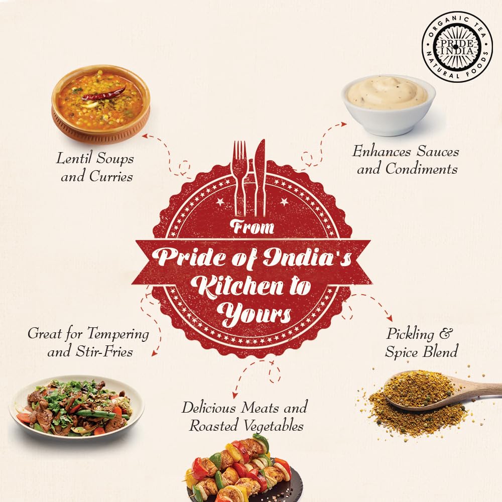 Pride of India 3oz bottle ideal for gourmet vegan cooking.