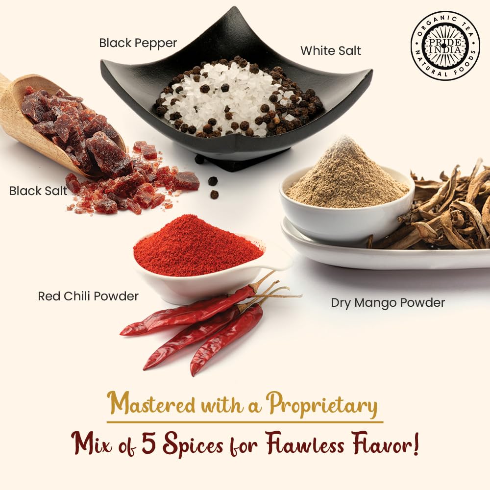 Drink garnish with Pride of India Chat Masala adds tangy aroma to beverages.