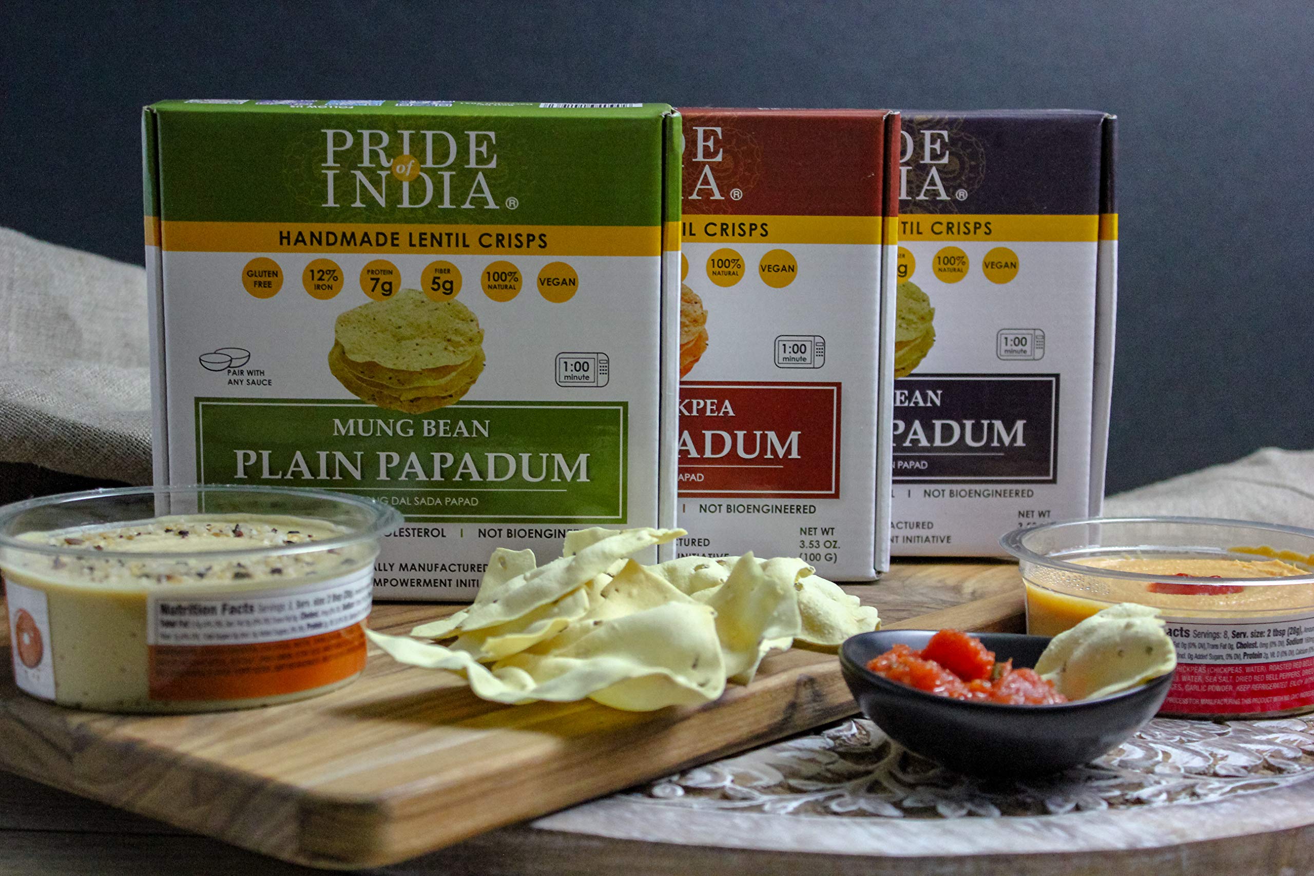 Pride Of India ethical snack highlighting women empowerment initiative.