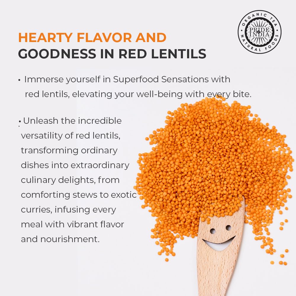 Pride Of India Masoor Dal ready-to-cook image for versatile dal prep.