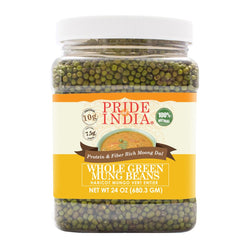 Pride Of India moong whole green gram jar front for healthy meals